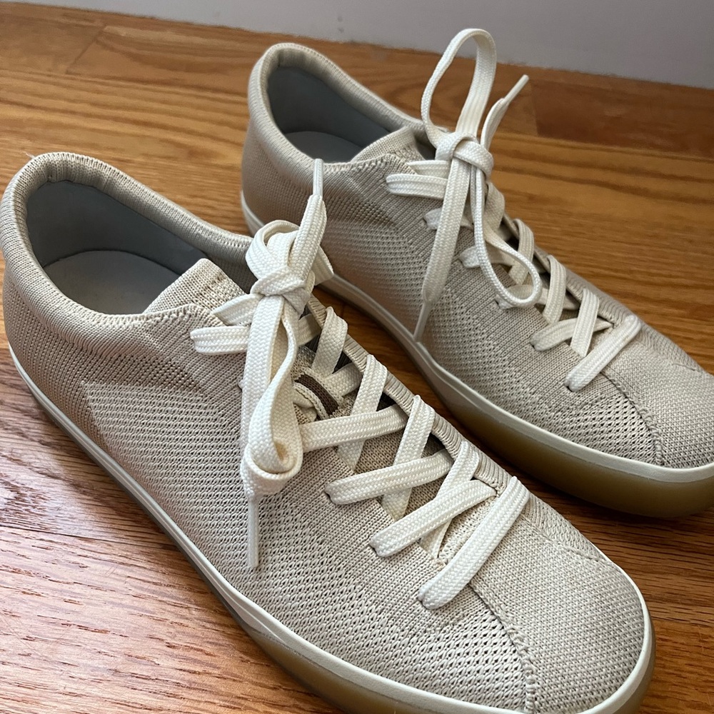 Rothy’s Cream Knit Sneakers